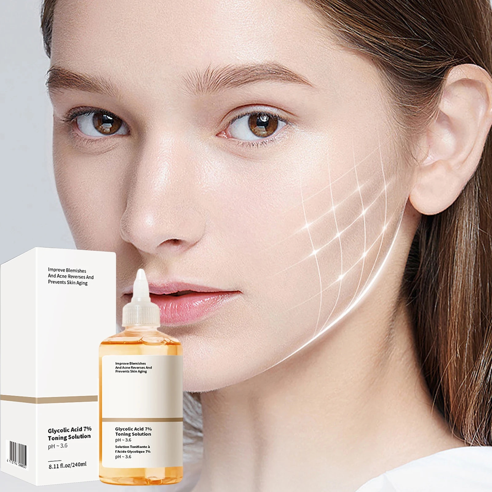 Glycolic Acid Exfoliant - 240ML Glycolic Acid 7% Exfoliating Toner