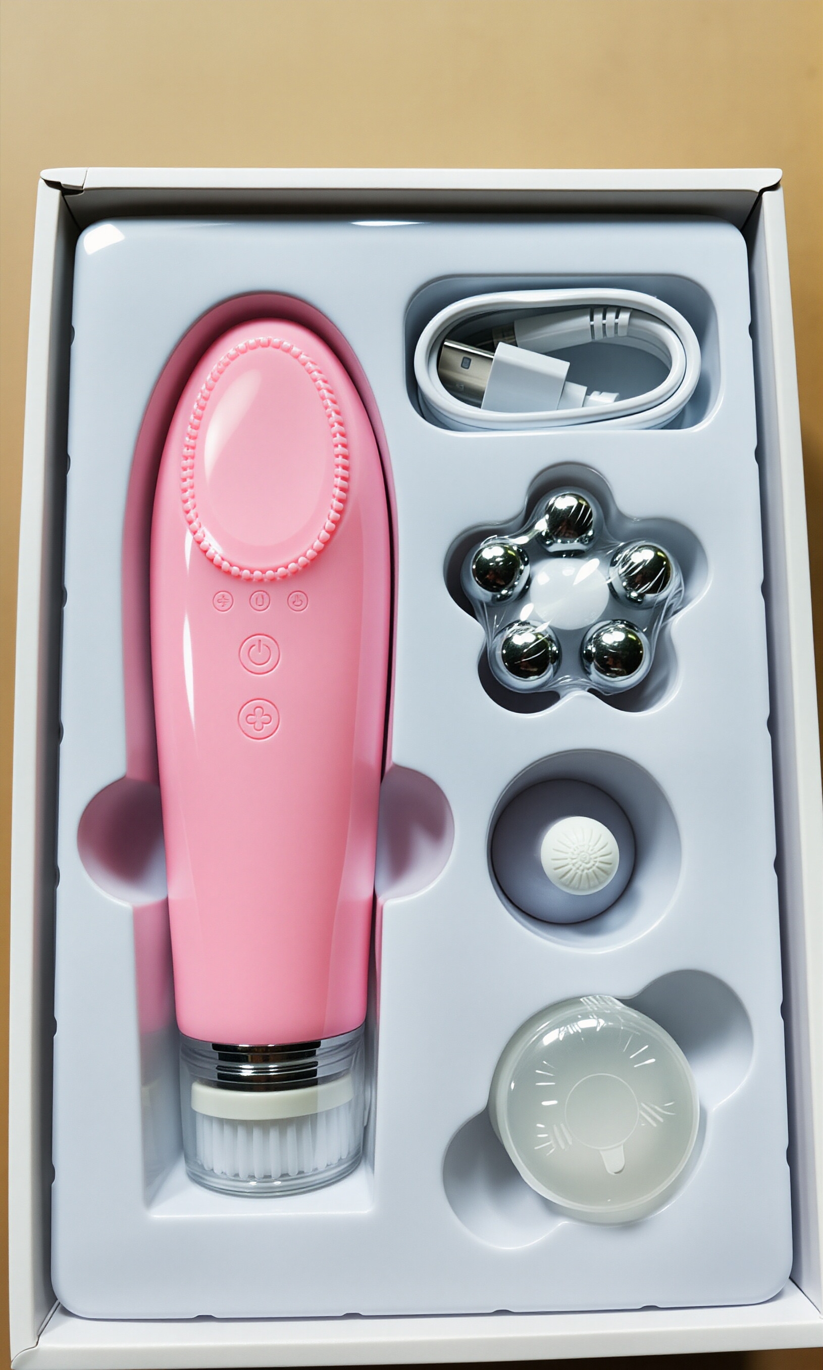 Skincare Scora - 4 in 1 Heated Silicone Facial