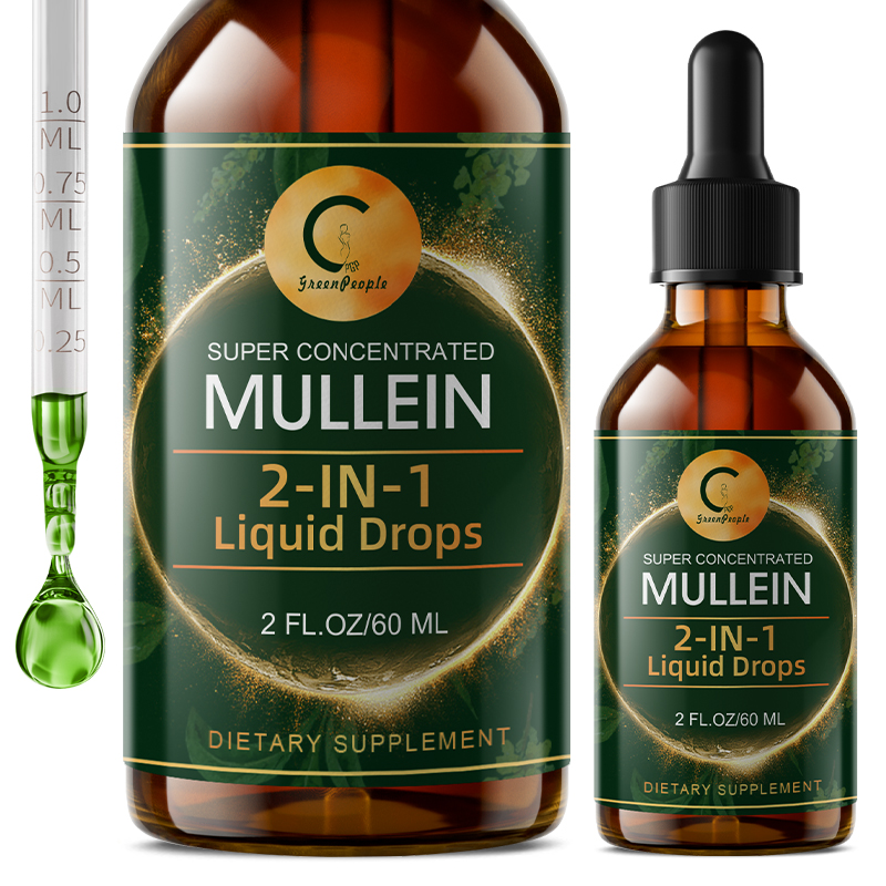 Licorice Root Extract - Mullein Drops for Lungs - Mullein