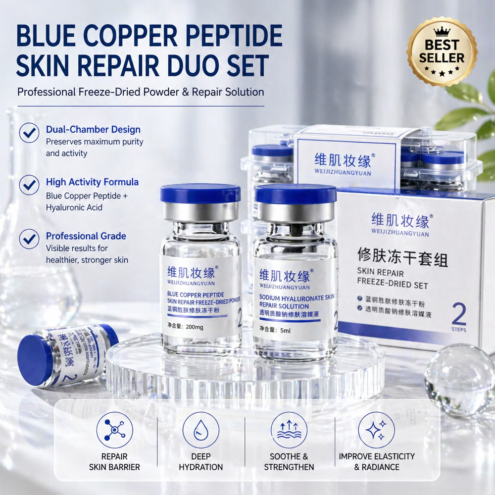 Licorice Root Extract - Premium GHK-Cu Blue Copper Peptide Lyophilized