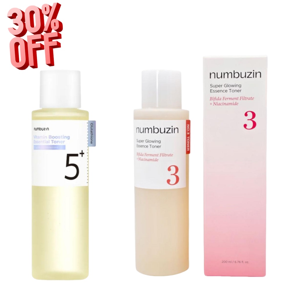 Lactic Acid Toner - Numbuzin Toner Bundle No.3 + &