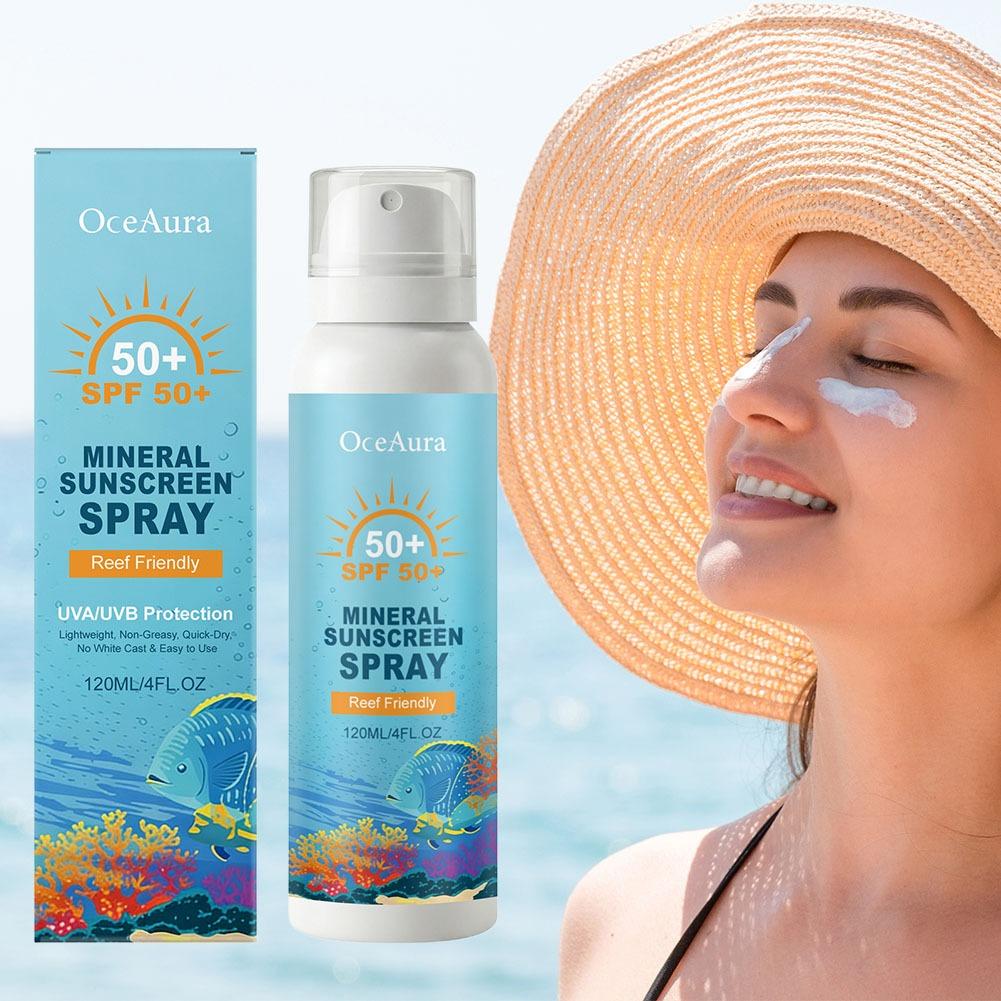 OceAura SPF50+ Mineral Sunscre – обзор и цена Face Mist Mineral