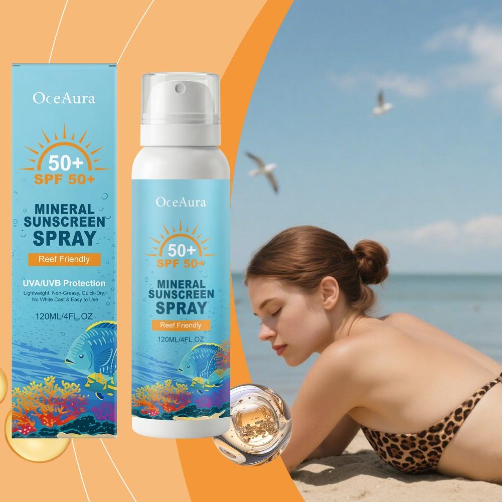 OceAura SPF50+ Mineral Sunscre – обзор и цена Face Mist Mineral