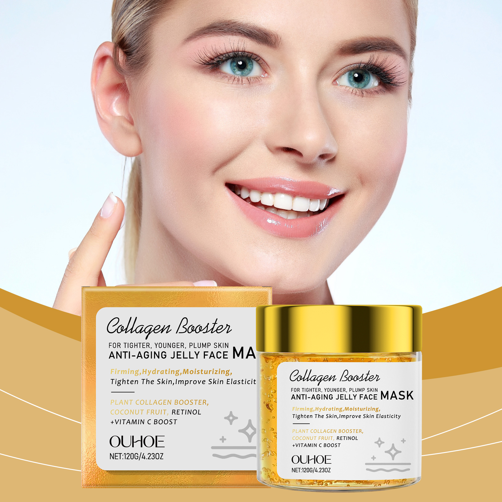 Anti-wrinkle Collagen Face Mas – обзор и цена Skincare Collagen