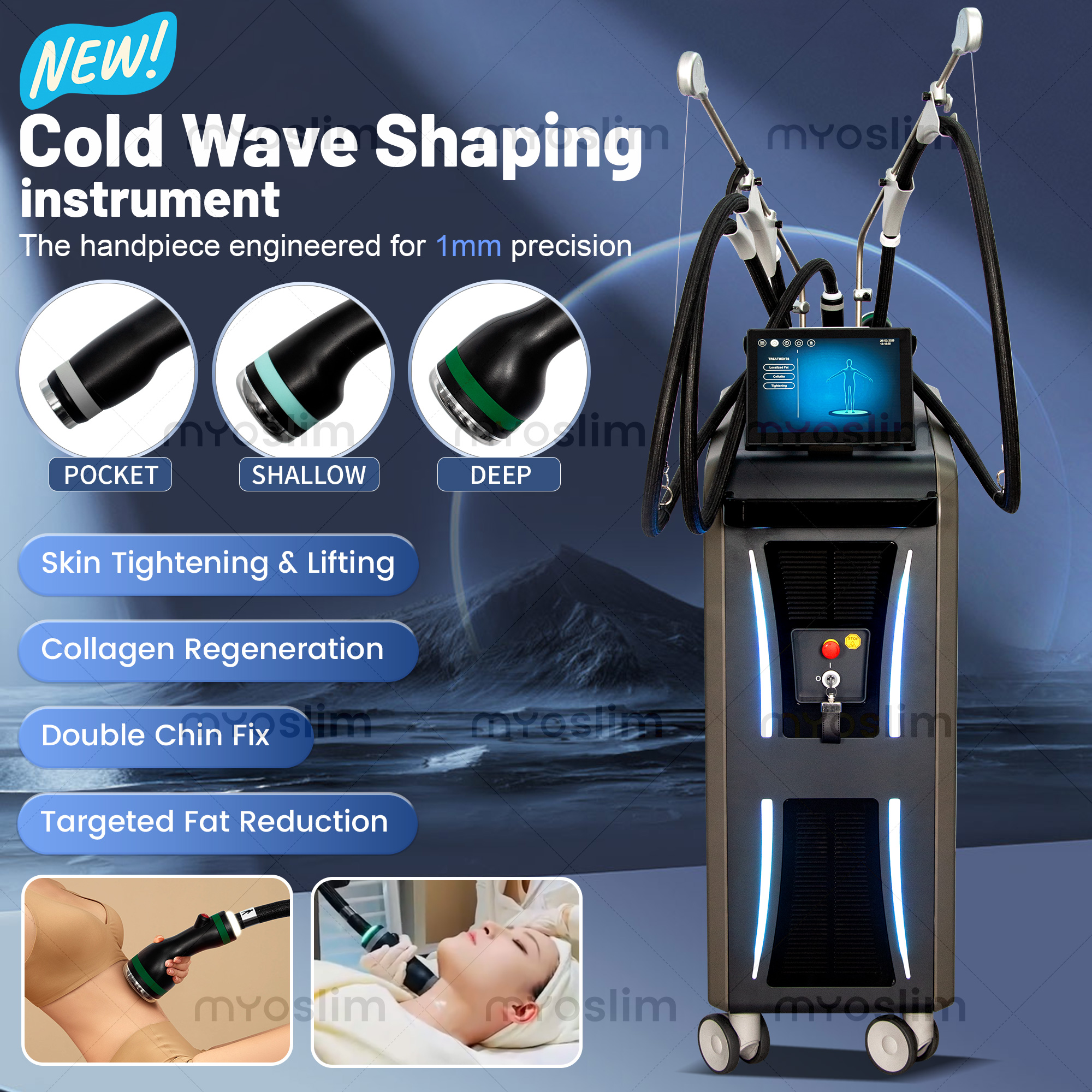 Faling 3in1 Coldwave Massage D – обзор и цена Skincare Korea