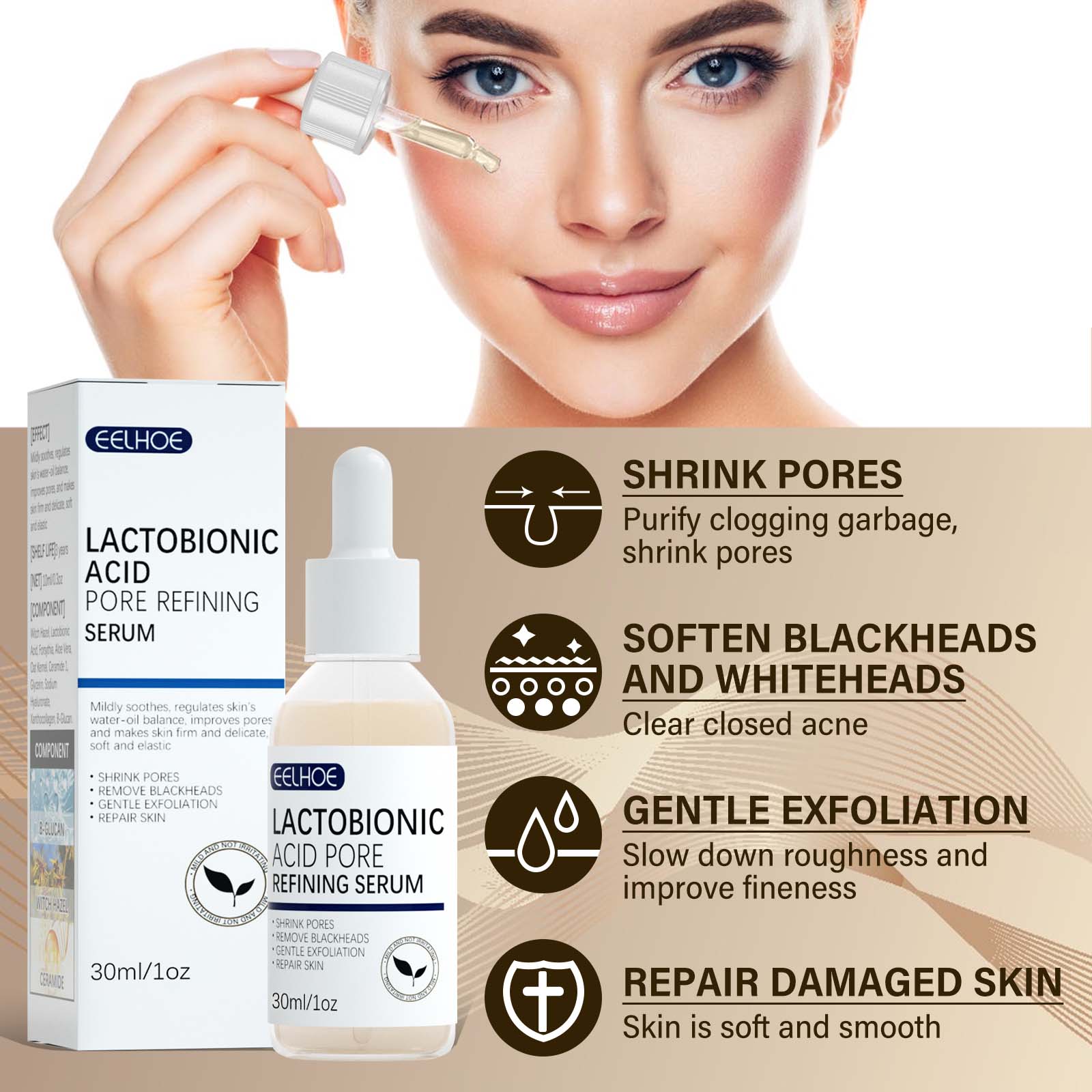 Lactose Acid Shrink Pores Seru – обзор и цена Lactic Acid Toner