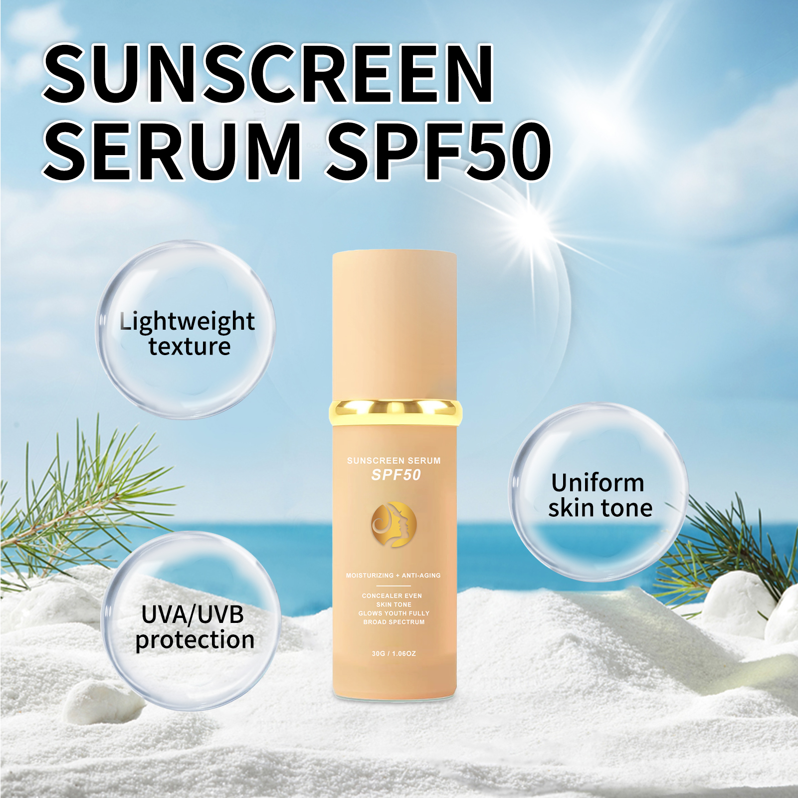 4 in 1 Foundation Liquid Longw – обзор и цена Spf 50 Sunscreen