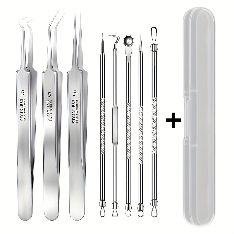 3/5/6/8pcs Stainless Steel Pim – обзор и цена Skincare Qv