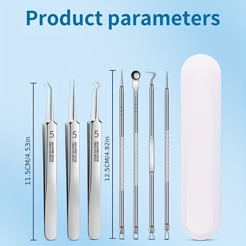 3/5/6/8pcs Stainless Steel Pim – обзор и цена Skincare Qv