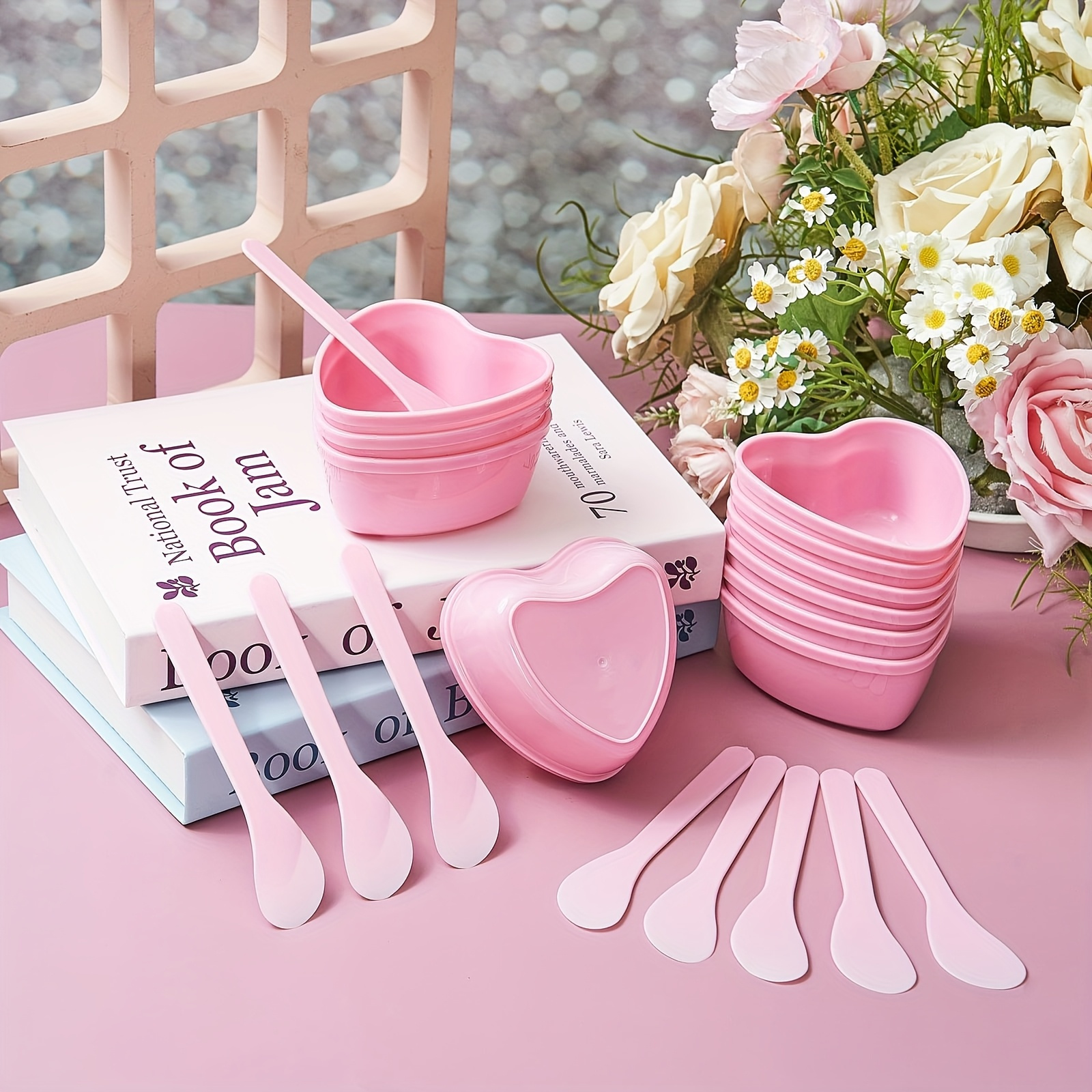6-piece Pink Heart Shaped Faci – обзор и цена Skincare Qv