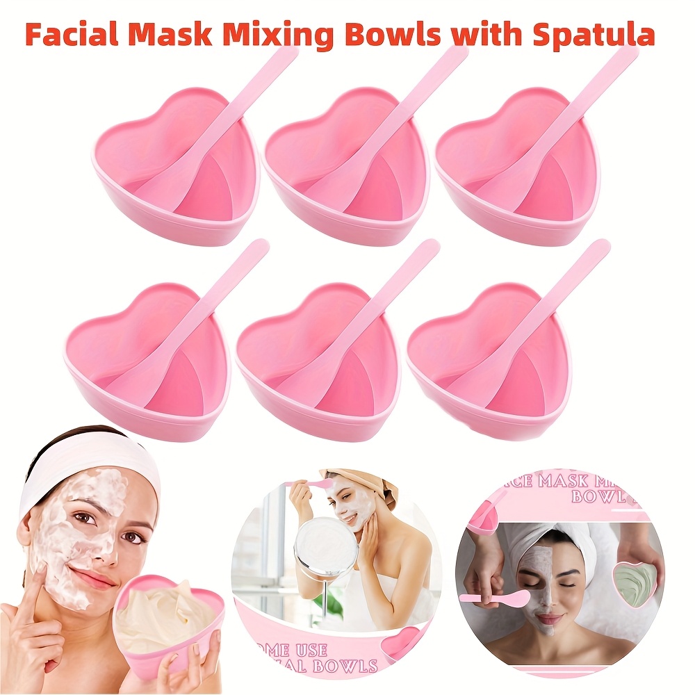 6-piece Pink Heart Shaped Faci – обзор и цена Skincare Qv
