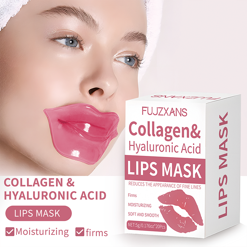 20Pcs/Box Pink Lips Masks Shee – обзор и цена Skincare Collagen