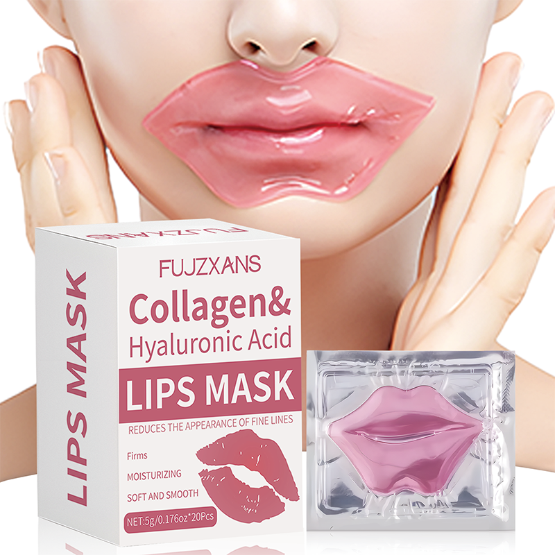 20Pcs/Box Pink Lips Masks Shee – обзор и цена Skincare Collagen