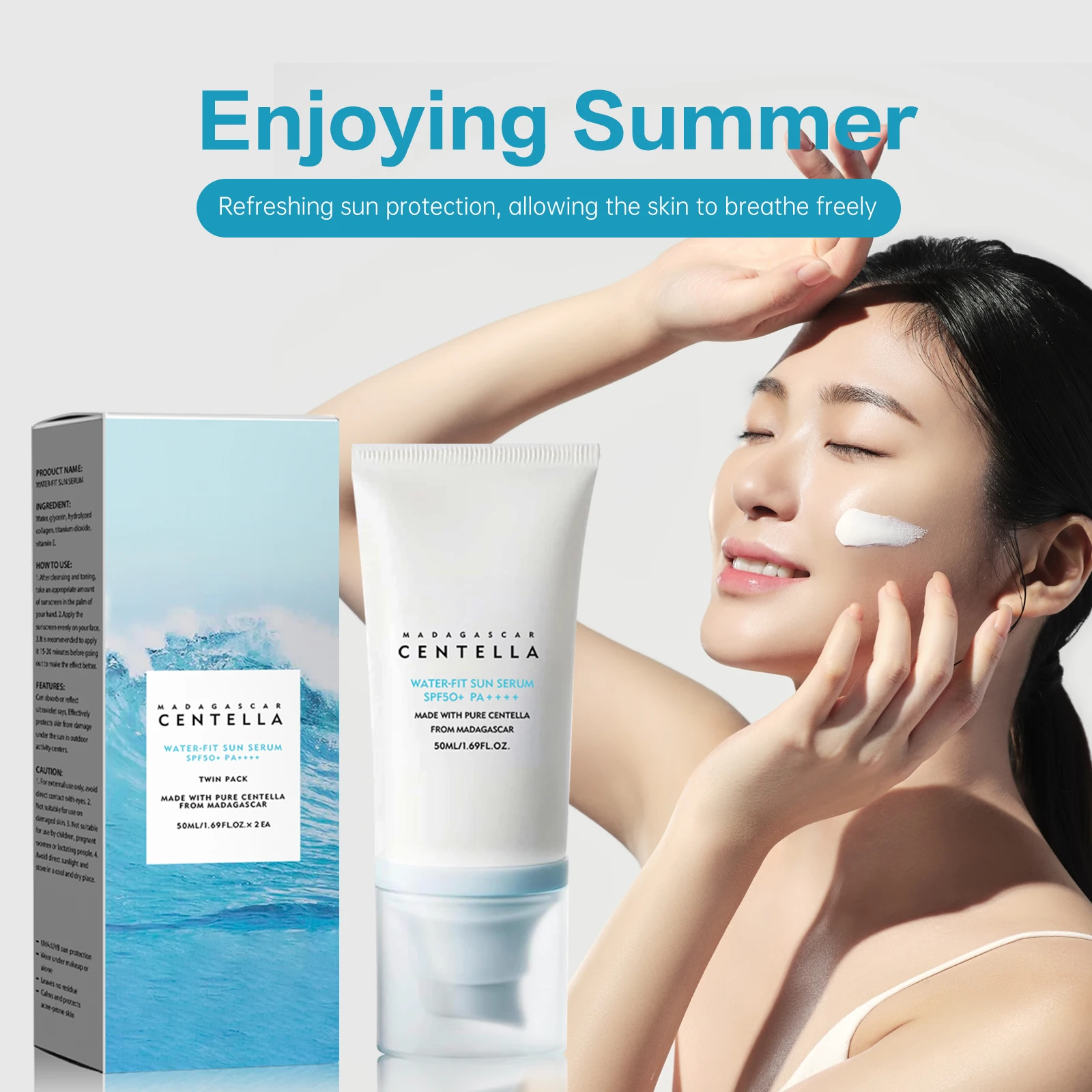 2/1pcs SPF50+ Sunscreen Cream  – обзор и цена Spf 50 Sunscreen