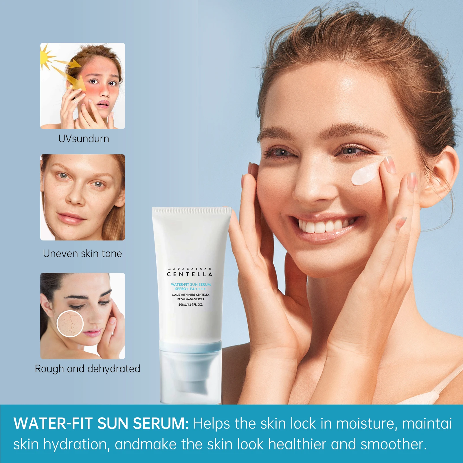 2/1pcs SPF50+ Sunscreen Cream  – обзор и цена Spf 50 Sunscreen