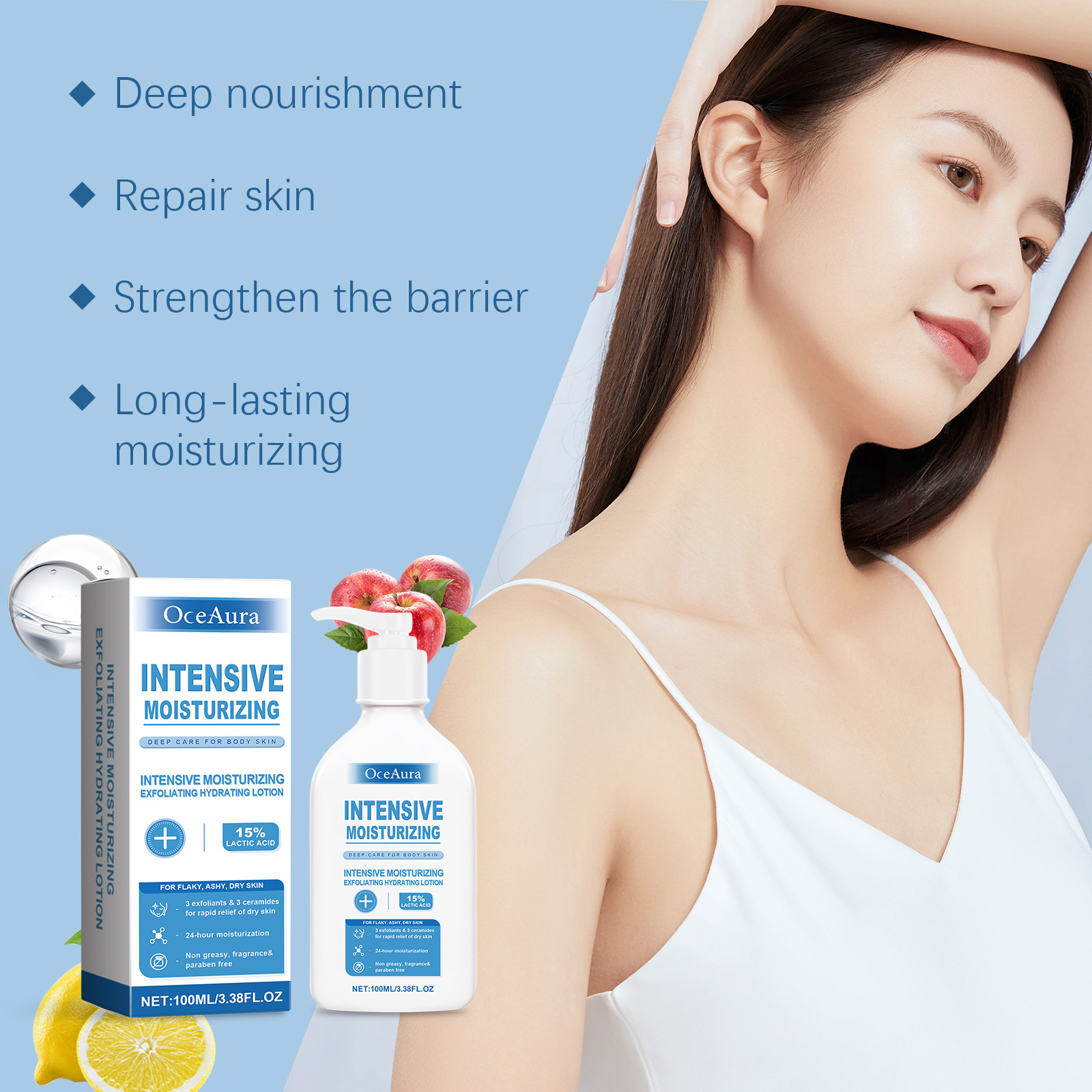 OceAura Intensive Healing Body – обзор и цена Lactic Acid Toner