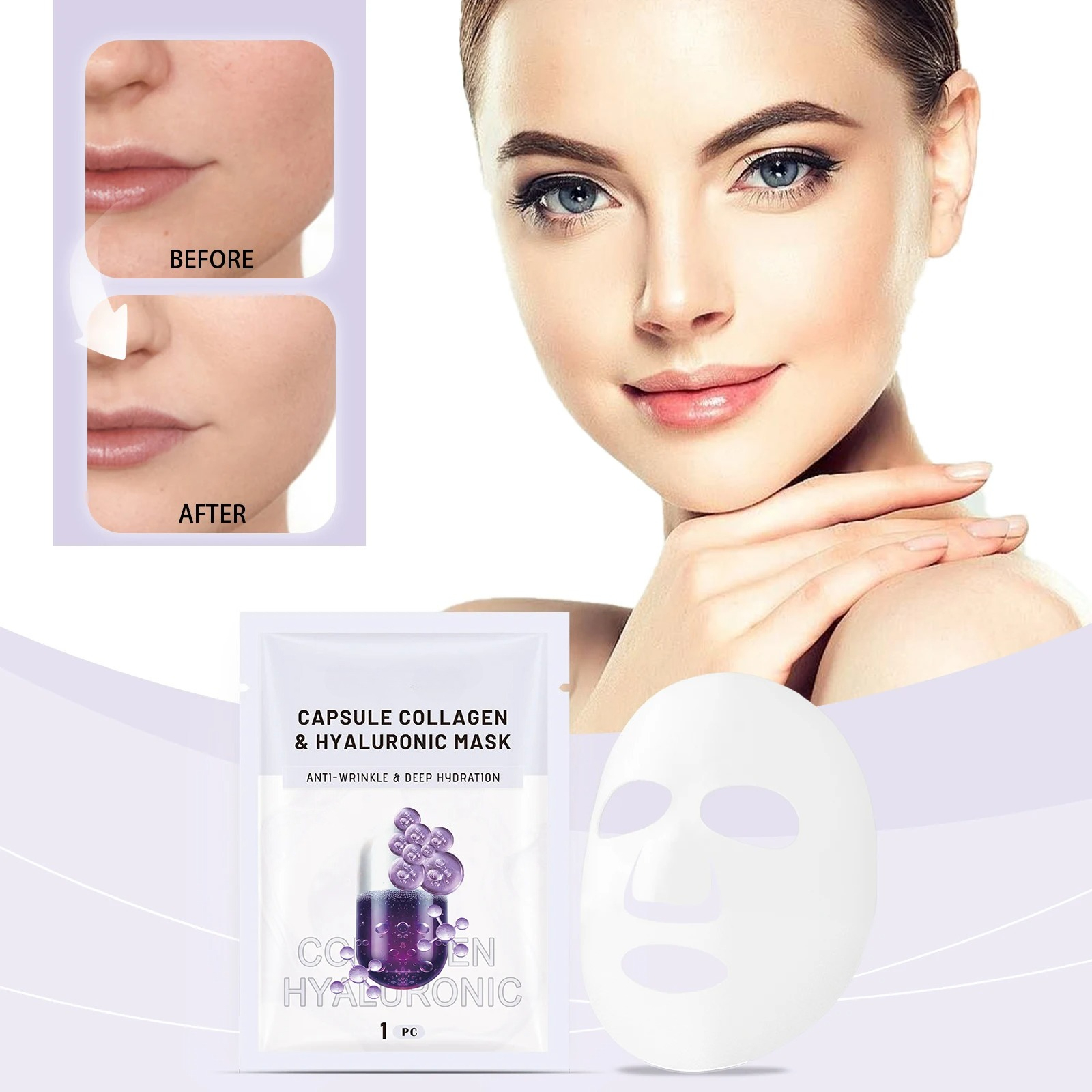 Collagen Mask (bag) Moisturizi – обзор и цена Skincare Collagen