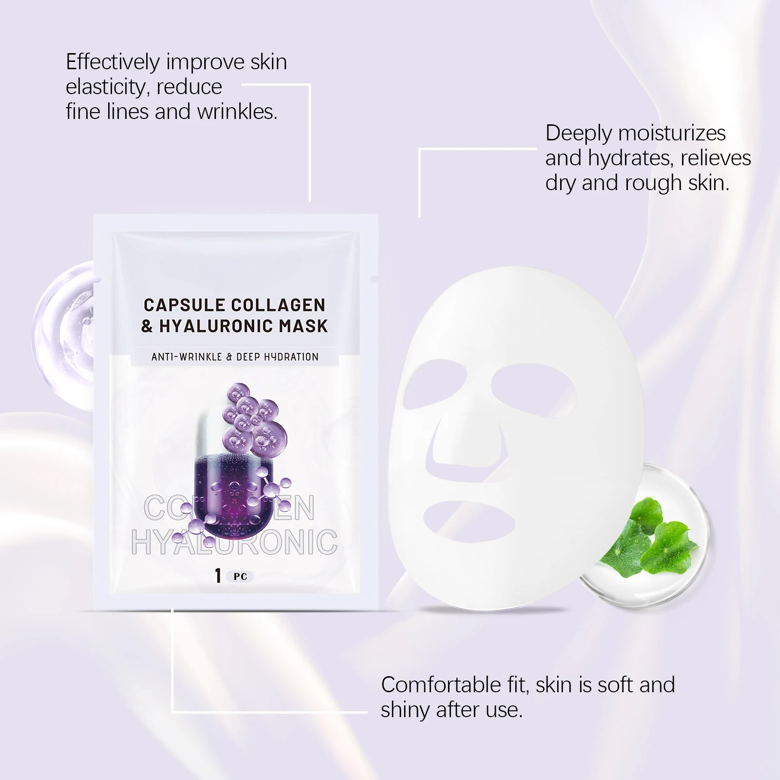 Collagen Mask (bag) Moisturizi – обзор и цена Skincare Collagen