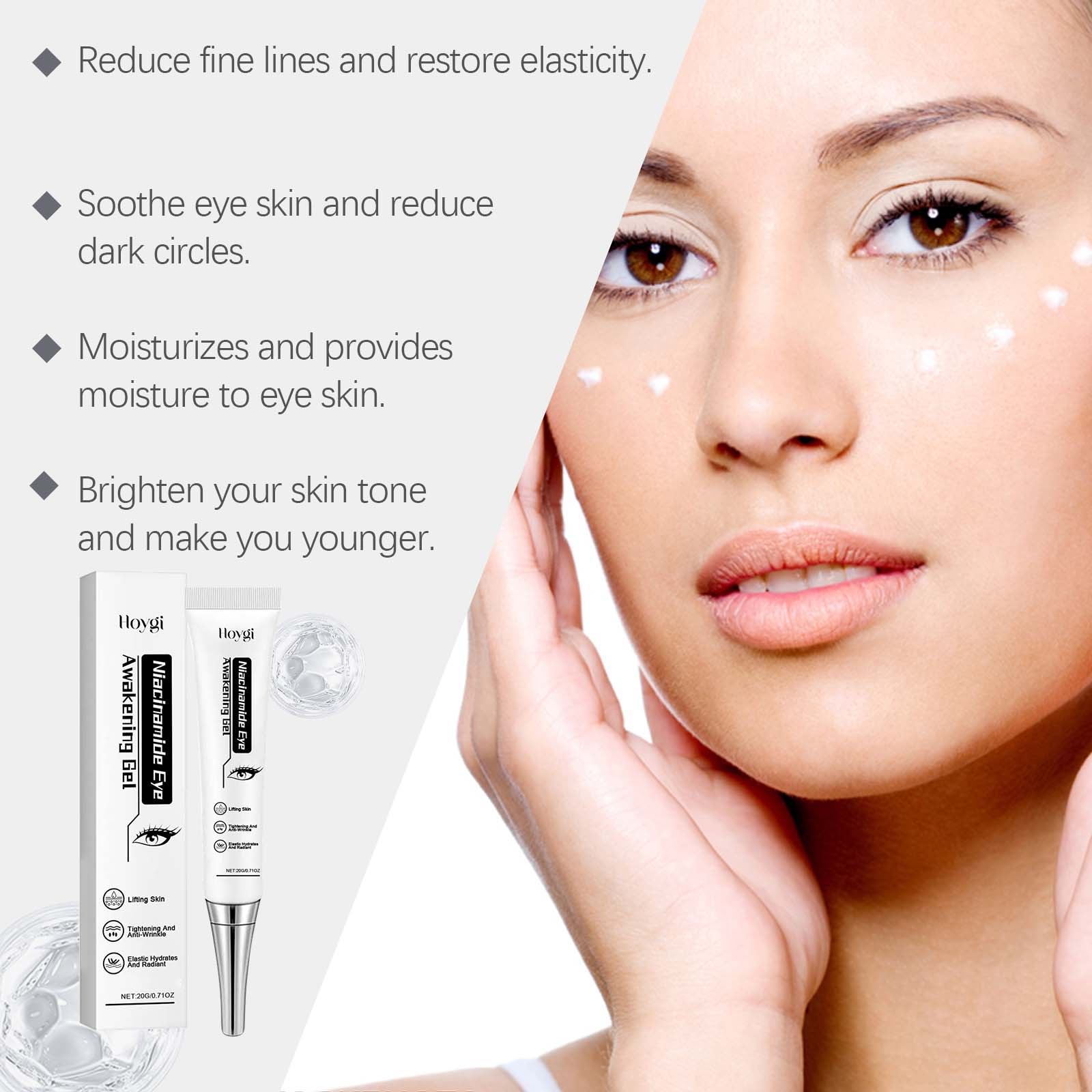 Nicotinamide Eye Cream Gel Lif – обзор и цена Licorice Root Extract