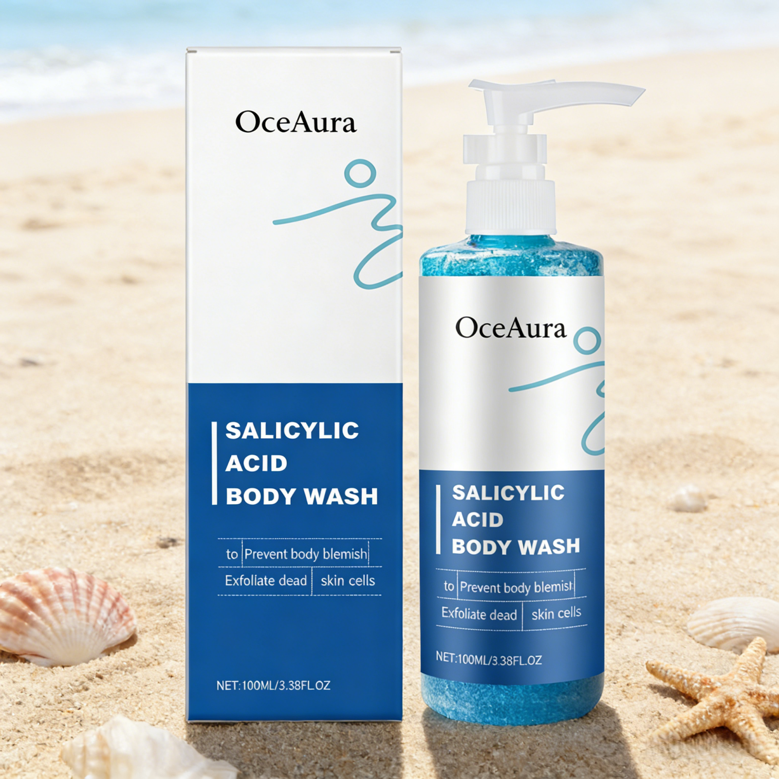 OceAura Salicylic Acid Shower  – обзор и цена Glycolic Acid Exfoliant