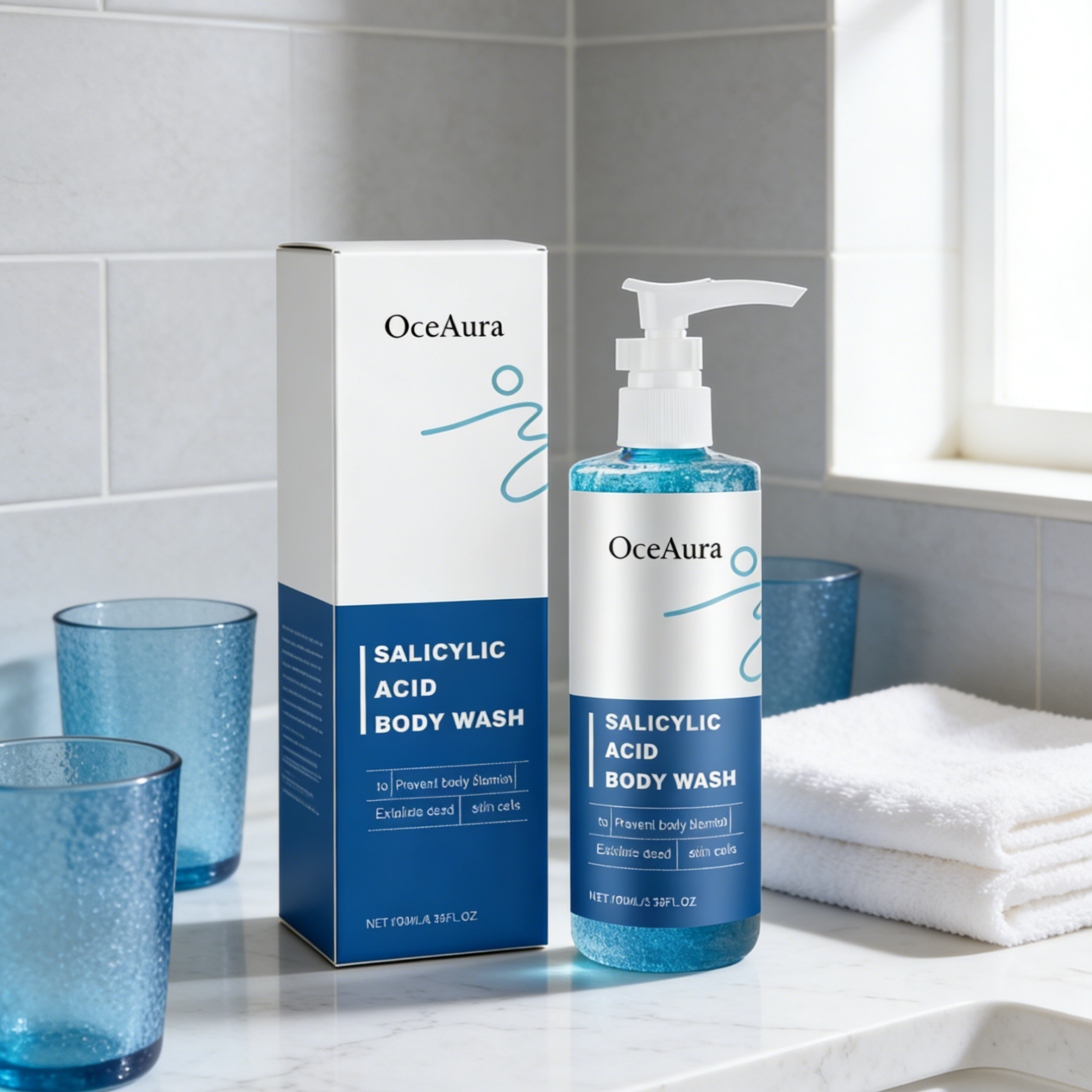 OceAura Salicylic Acid Shower  – обзор и цена Glycolic Acid Exfoliant