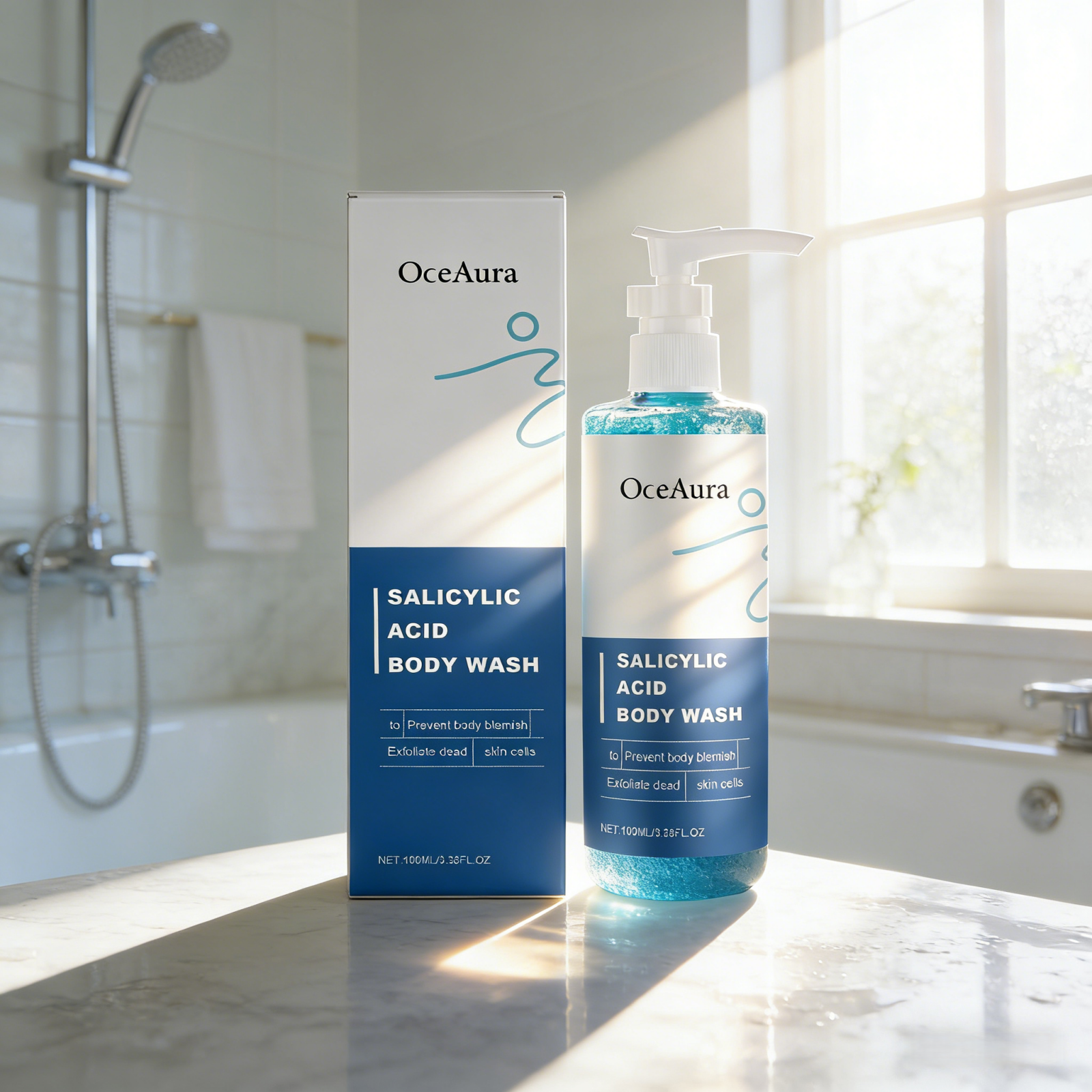 OceAura Salicylic Acid Shower  – обзор и цена Glycolic Acid Exfoliant