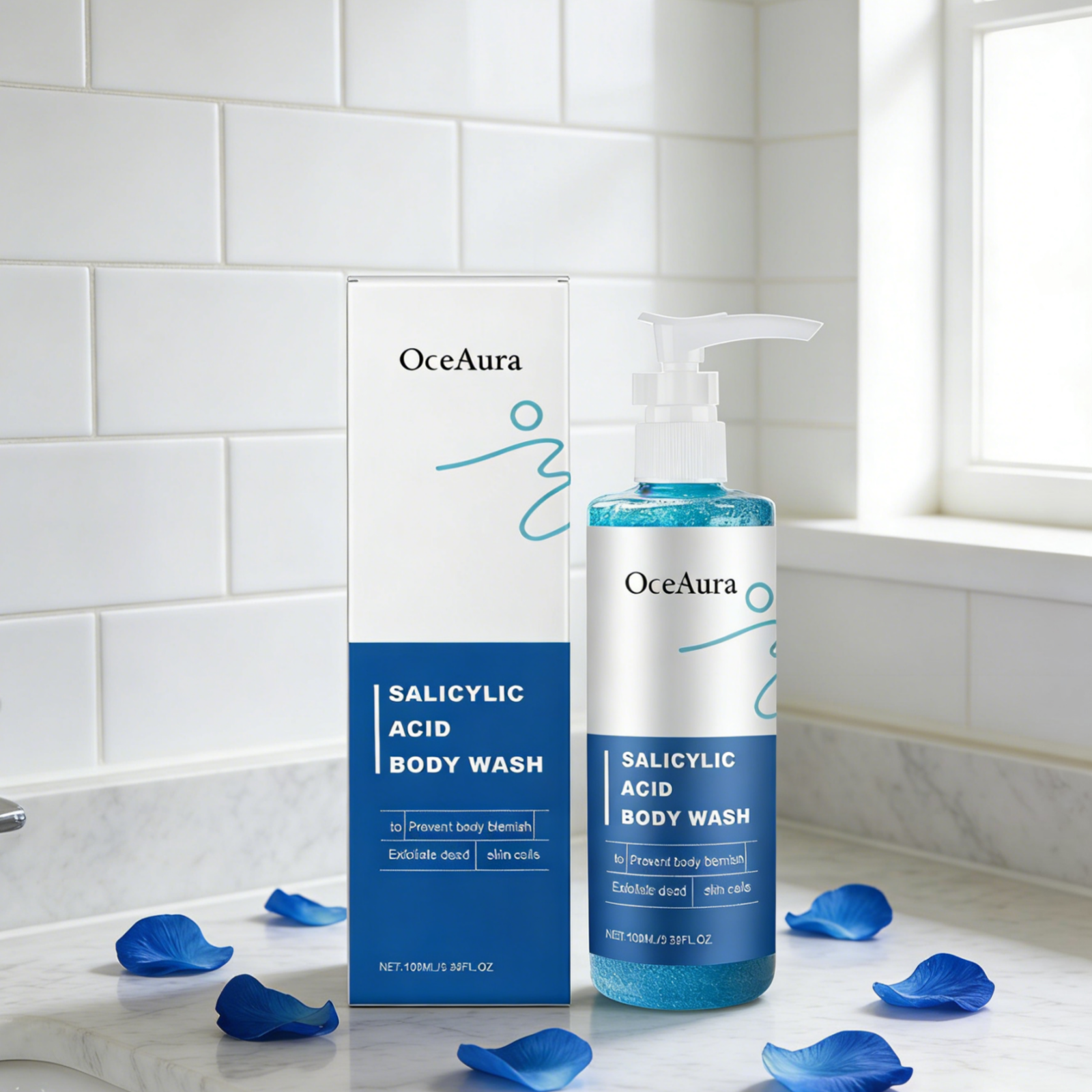 OceAura Salicylic Acid Shower  – обзор и цена Glycolic Acid Exfoliant